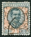 N°0145-1923-ITALIE-VICTOR EMMANUEL III-2L-VERT NOIR ORANGE 