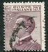 N°0179-1925-ITALIE-VICTOR EMMANUEL III-20C-VIOLET BRUN 