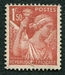N°0652-1944-FRANCE-TYPE IRIS-1F50-ROUGE BRUN 