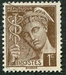N°0404-1938-FRANCE-TYPE MERCURE-1C-SEPIA 