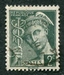 N°0405-1938-FRANCE-TYPE MERCURE-2C-VERT FONCE 