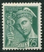 N°0411-1938-FRANCE-TYPE MERCURE-25C-VERT 