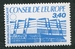 N°095-1986-FRANCE-CONSEIL DE L'EUROPE-3F40-BLEU 