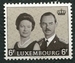N°0653-1964-LUXEMBOURG-CHARLOTTE ET GRAND DUC JEAN-6F 