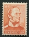 N°0313-1939-LUXEMBOURG-GUILLAUME 1ER-50C-ROUGE ORANGE 