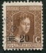 N°0115-1916-LUXEMBOURG-DUCHESSE MARIE ADELAIDE-20 S 17C1/2 