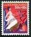 N°0672-1965-LUXEMBOURG-GENTE DAME DE TITELBERG-50C+10C 