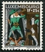 N°0673-1965-LUXEMBOURG-SCHAPPCHEN LE CHASSEUR-1F+25C 