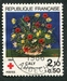 N°2345-1984-FRANCE-CROIX ROUGE CORBEILLE ROSE- CALY-2F10+50C 