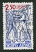 N°2543-1988-FRANCE-CENTENAIRE DES TROUPES ALPINES-2F50 