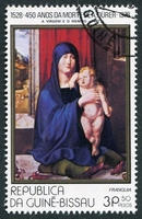 N°0082-1978-G BISSAU-TABLEAU-A.DURER-VIERGE ET ENFANT-3P50