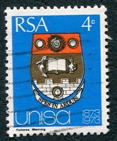 N°0341-1973-AFRIQUE SUD-ARMOIRIES UNIVERSITE SUD AFR-4C