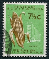 N°0255-1961-AFRIQUE SUD-CEREALE-MAIS-7C1/2