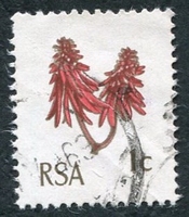 N°0317-1969-AFRIQUE SUD-FLEUR DE KAFFERBOOM-1C