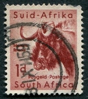 N°0236-1961-AFRIQUE SUD-FAUNE-GNOU-1C