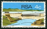 N°0332-1972-AFRIQUE SUD-BARRAGE VERWOERD-4C