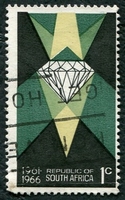 N°0298-1966-AFRIQUE SUD-DIAMANT-1C