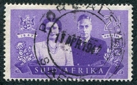 N°0164-1947-AFRIQUE SUD-GEORGE VI ET ELISABETH-2P