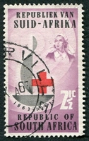 N°0275-1963-AFRIQUE SUD-100 ANS CROIX ROUGE-2C1/2