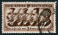 N°0229-1960-AFRIQUE SUD-PREMIERS MINISTRES DEPUIS 1910-3P