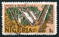 N°281-1973-NIGERIA-INDUSTRIE DE LA PEAU-1K