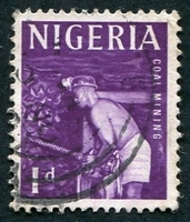 N°098-1961-NIGERIA-MINE DE CHARBON-1P