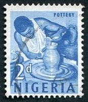 N°100-1961-NIGERIA-POTERIE-2P