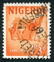 N°105-1961-NIGERIA-CHAMEAUX ET CARTE-1/3