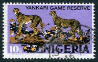 N°287A-1973-NIGERIA-RESERVE D'ANIMAUX-10K