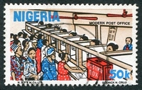 N°496-1986-NIGERIA-BUREAU DE POSTE-50K