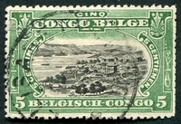 N°064-1916-CONGO BE-PORT DE MATADI-5C-VERT