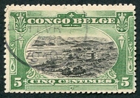 N°050-1909-CONGO BE-PORT DE MATADI-5C-VERT