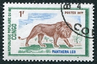 N°0318-1972-CONGOBR-FAUNE-LION-1F