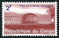 N°553-1964-CONGOK-PALAIS NATION LEOPOLDVILLE-2F