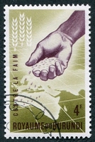 N°0049-1963-BURUNDI-CAMPAGNE MOND CONTRE LA FAIM-4F