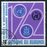 N°0066-1963-BURUNDI-ADMISSION A L'ONU-10F