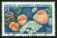 N°294-1959-NOUVELLE CALEDONIE-CORAUX FLUORESCENTS-26F