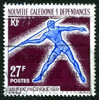 N°311-1963-NOUVELLE CALEDONIE-SPORT-JAVELOT-27F