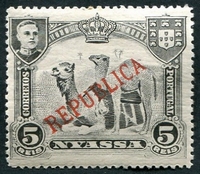 N°053-1911-NYASSA-FAUNE-DROMADAIRES-5R-NOIR
