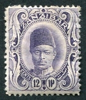 N°094-1908-ZANZIBAR-SULTAN ALI BEN HAMOUD-12C-VIOLET