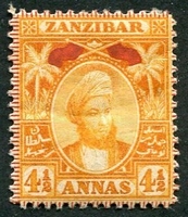 N°033-1897-ZANZIBAR-SULTAN HAMED BIN THWEINI-4A1/2
