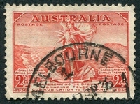 N°0105-1936-AUSTRALIE-AMPHITRITE-2P-ROUGE