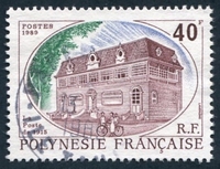 N°323-1988-POLYNESIE-POSTE DE 1915-40F