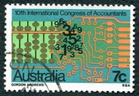 N°0476-1972-AUSTRALIE-CIRCUIT D'ORDINATEUR-7C