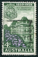 N°0261-1959-AUSTRALIE-LE PARLEMENT A BRISBANE-4P