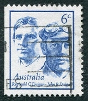 N°0429-1970-AUSTRALIE-CELEBRITES-R.C.DINGAN ET R.-6C