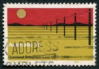 N°0469-1972-AUSTRALIE-CENTENAIRE DES TELEGRAPHES-7C