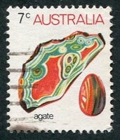 N°0504-1973-AUSTRALIE-MINERAUX-AGATE-7C