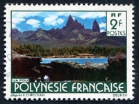 N°252-1986-POLYNESIE-PAYSAGE-2F