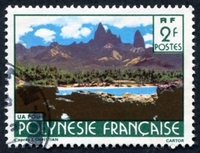 N°252-1986-POLYNESIE-PAYSAGE-2F